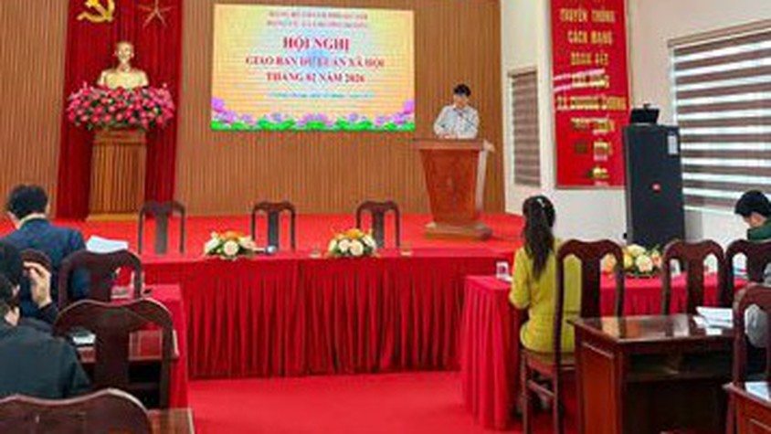 Xã Chương Dương tổ chức hội nghị giao ban dư luận xã hội tháng 02/2026