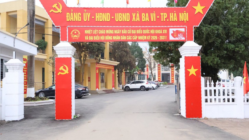 XÃ BA VÌ RỰC RỠ CHÀO MỪNG NGÀY BẦU CỬ 15/3/2026