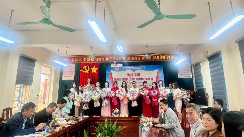 GIÁO VIÊN XÃ BA VÌ THAM GIA HỘI THI GIÁO VIÊN DẠY GIỎI CẤP TIỂU HỌC THÀNH PHỐ HÀ NỘI