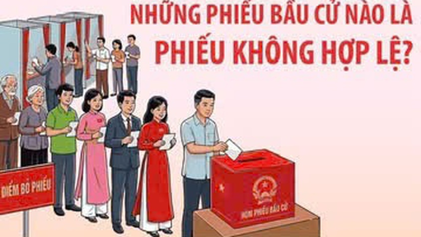 BẦU CỬ QUỐC HỘI VÀ HĐND: NHỮNG PHIẾU BẦU CỬ NÀO KHÔNG HỢP LỆ?