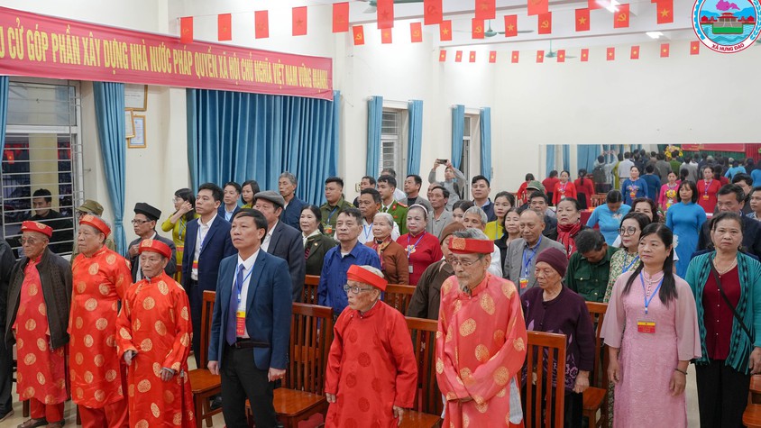 XÃ HƯNG ĐẠO KHAI MẠC BẦU CỬ ĐẠI BIỂU QUỐC HỘI KHÓA XVI VÀ ĐẠI BIỂU HĐND CÁC CẤP NHIỆM KỲ 2026–2031