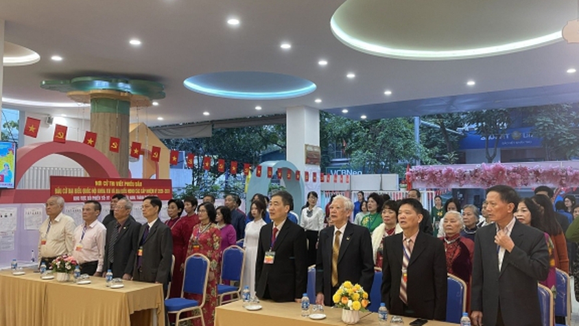 Hà Nội: Phường Cửa Nam khai mạc cuộc bầu cử đại biểu Quốc hội khóa XVI và đại biểu HĐND các cấp