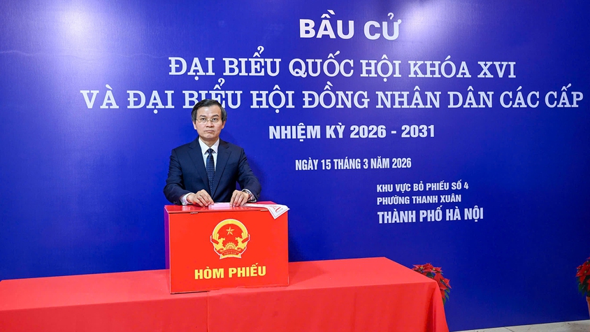 Cử tri phường Thanh Xuân nô nức tham gia Ngày hội bầu cử đại biểu Quốc hội khóa XVI và đại biểu HĐND các cấp nhiệm kỳ 2026-2031
