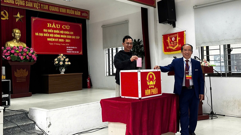 XÃ THANH TRÌ: 03 KHU VỰC BỎ PHIẾU ĐẠT 100% CỬ TRI THAM GIA BẦU CỬ