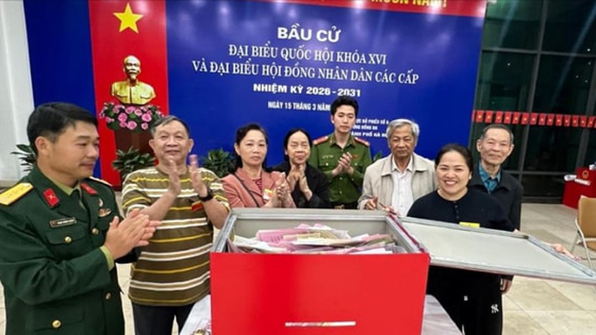 Hà Nội: 99,46% cử tri tham gia bỏ phiếu tính đến 19h