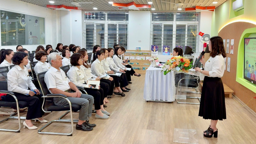 Trường mầm non Tân Mai tổ chức sinh hoạt chuyên đề
tuyên truyền công tác bầu cử Đại biểu Quốc hội khoá XVI và Đại biểu HĐND các cấp nhiệm kỳ 2026 - 2031