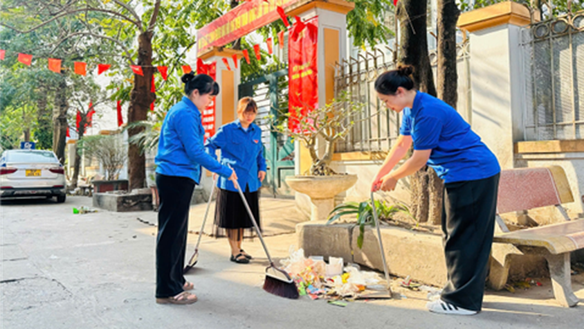 CHI ĐOÀN TRƯỜNG THCS THỊNH LIỆT TỔ CHỨC RA QUÂN HƯỞNG ỨNG NGÀY BẦU CỬ ĐẠI BIỂU QUỐC HỘI KHÓA XVI VÀ ĐẠI BIỂU HĐND CÁC CẤP NHIỆM KỲ 2026–2031