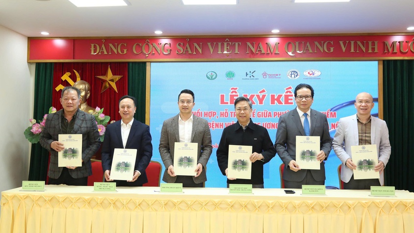 UBND phường Hoàn Kiếm ký kết chương trình hỗ trợ y tế với các bệnh viện Trung ương và thành phố