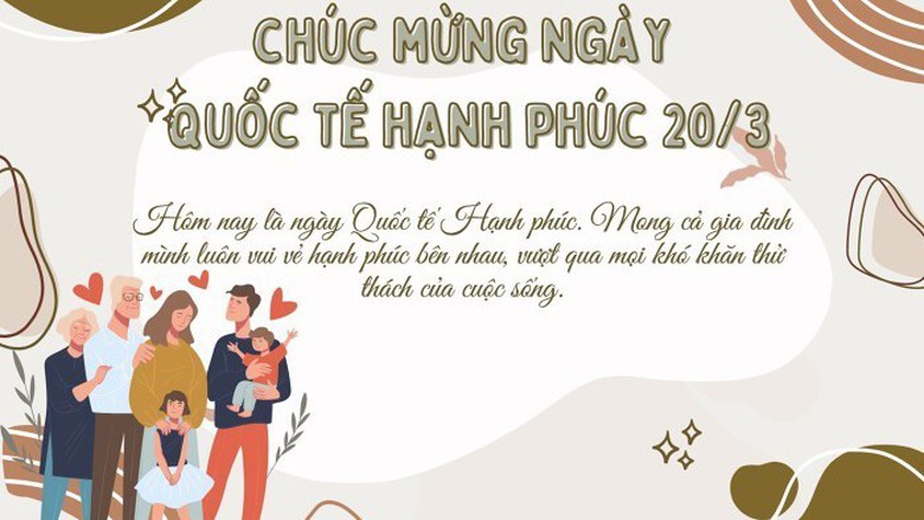 BÀI TUYÊN TRUYỀN: NGÀY QUỐC TẾ HẠNH PHÚC (20/3)