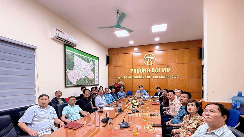 Phường Đại Mỗ tham gia hội nghị trực tuyến lấy ý kiến quy hoạch tổng thể thủ đô tầm nhìn 100 năm
