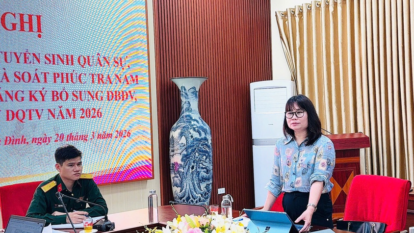 Hội nghị triển khai công tác tuyển sinh quân sự; đăng ký nghĩa vụ quân sự (NVQS) lần đầu đối với công dân nam đủ 17 tuổi