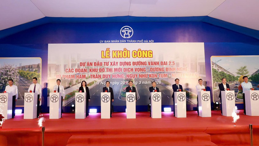 Khởi công 3 đoạn cuối cùng của đường Vành đai 2,5