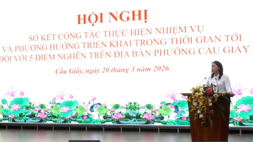 Cầu Giấy quyết liệt khơi thông 5 “điểm nghẽn” để xây dựng đô thị văn minh