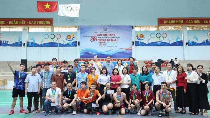 Khai mạc Giải Thể thao xã Vân Đình năm 2026: Sôi nổi, đoàn kết, lan tỏa tinh thần rèn luyện