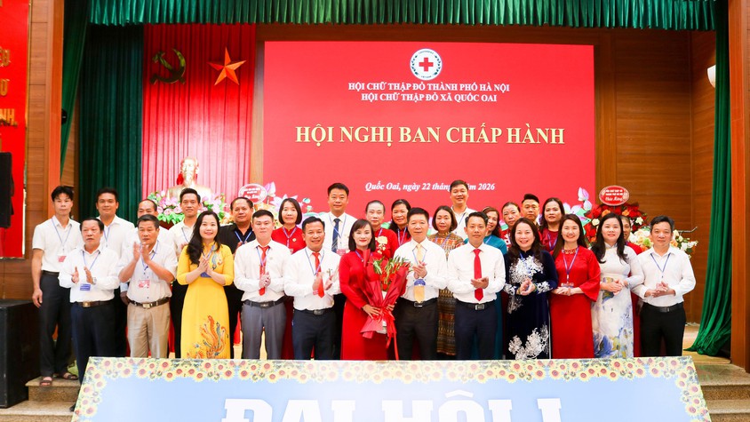Đại hội đại biểu Hội Chữ thập đỏ xã Quốc Oai lần thứ I – Dấu mốc quan trọng lan tỏa giá trị nhân đạo