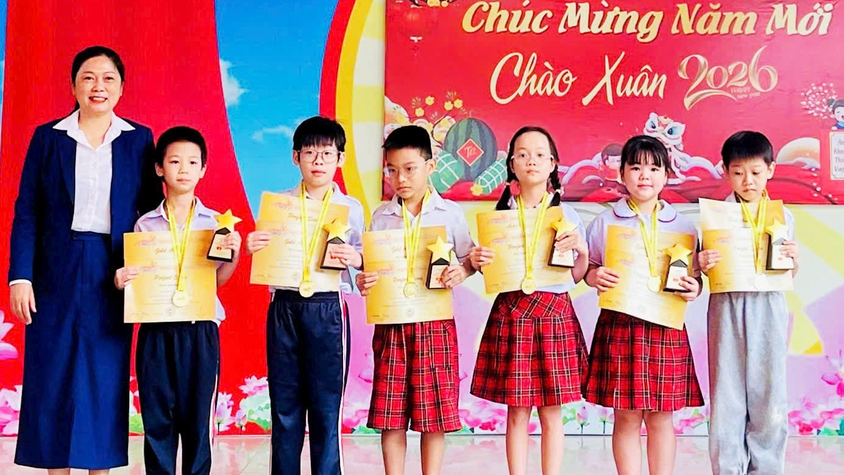 Học sinh Trường Tiểu học Hoàng Liệt đạt thành tích xuất sắc tại vòng Quốc gia Kỳ thi Toán quốc tế Thailand International Mathematical Olympiad (TIMO) 