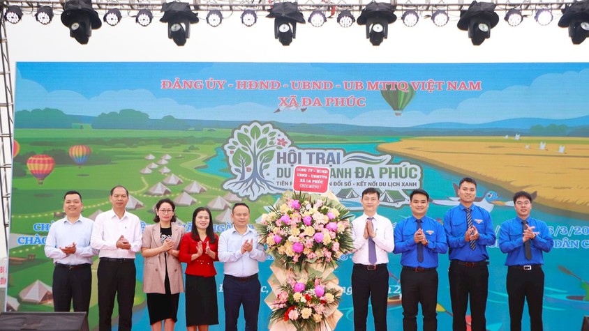 Xã Đa Phúc: Khai mạc Hội trại Du lịch xanh, chào mừng 95 năm Ngày thành lập Đoàn TNCS Hồ Chí Minh
