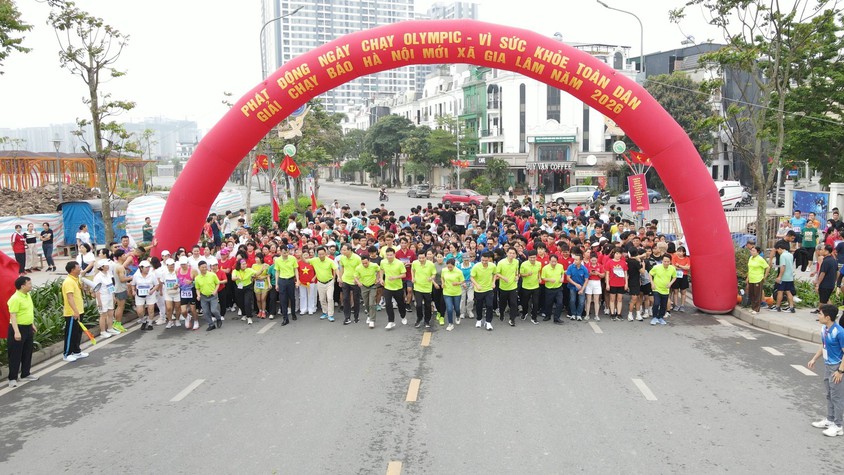 Gia Lâm phát động Ngày chạy Olympic vì sức khỏe toàn dân năm 2026