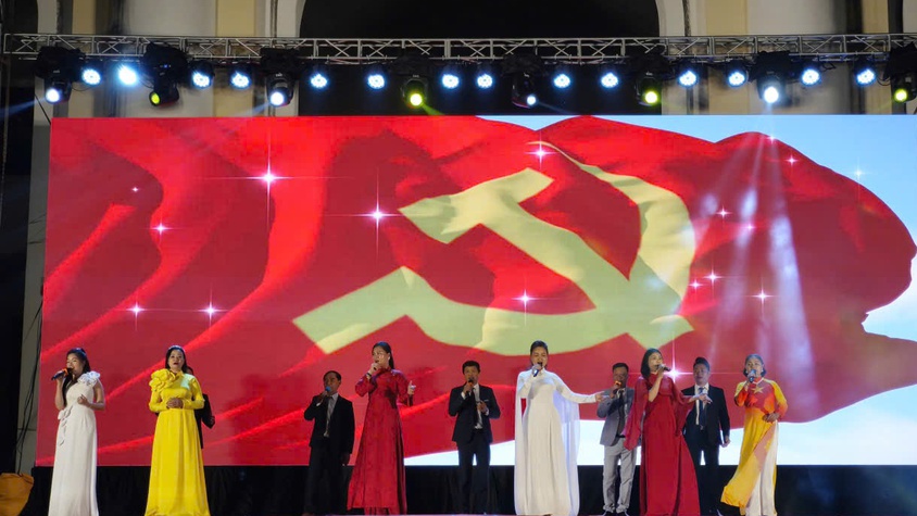 Chương trình nghệ thuật chào mừng thành công bầu cử đại biểu Quốc hội khóa XVI và đại biểu Hội đồng nhân dân các cấp nhiệm kỳ 2026–2031