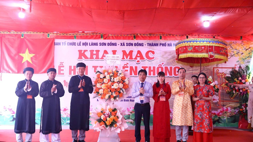 Xã Sơn Đồng khai mạc Lễ hội truyền thống xuân Bính Ngọ 2026