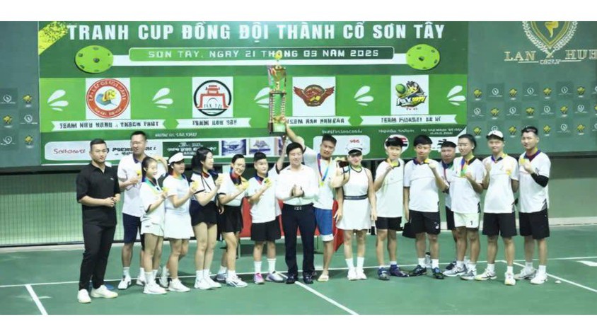 SÔI NỔI GIẢI PICKLEBALL TRANH CÚP ĐỒNG ĐỘI THÀNH CỔ SƠN TÂY NĂM 2026