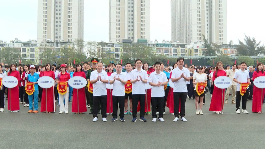 Sôi nổi Ngày chạy Olympic vì sức khỏe toàn dân năm 2026 tại xã Thanh Trì