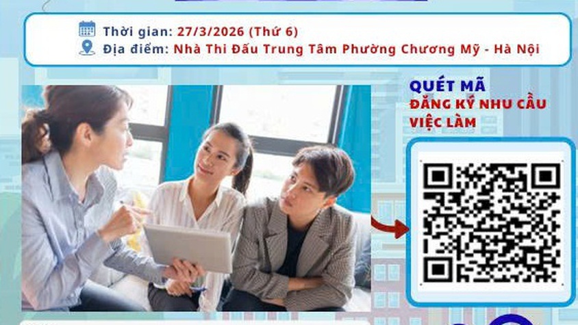Ngày hội tư vấn và giao dịch việc làm cụm Chương Mỹ năm 2026
