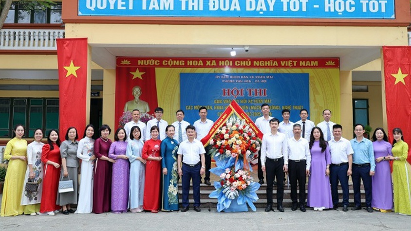 Xuân Mai: 20 giáo viên các trường Trung học cơ sở dự thi giáo viên dạy giỏi cấp xã năm học 2025 - 2026