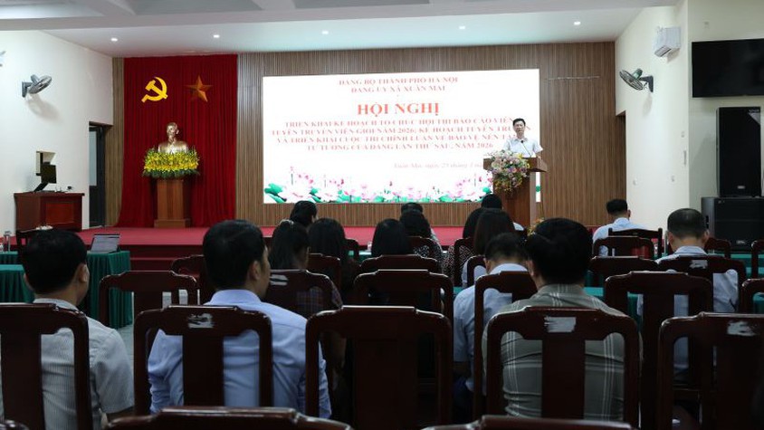 Xuân Mai: Đẩy mạnh triển khai Hội thi Báo cáo viên, Tuyên truyền viên giỏi và Cuộc thi chính luận năm 2026