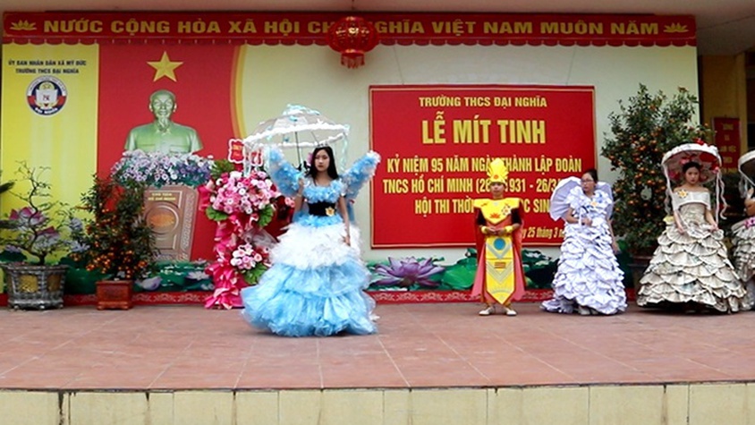 Trường THCS Đại Nghĩa tổ chức Lễ mít tinh kỷ niệm 95 năm ngày thành lập đoàn TNCS Hồ Chí Minh