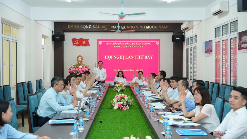 Hội nghị lần thứ 7 Ban chấp hành Đảng bộ xã Phù Đổng khóa I, nhiệm kỳ 2025-2030