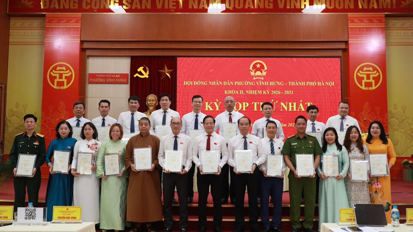 Đồng chí Nguyễn Đức Dũng giữ chức Chủ tịch HĐND phường Vĩnh Hưng