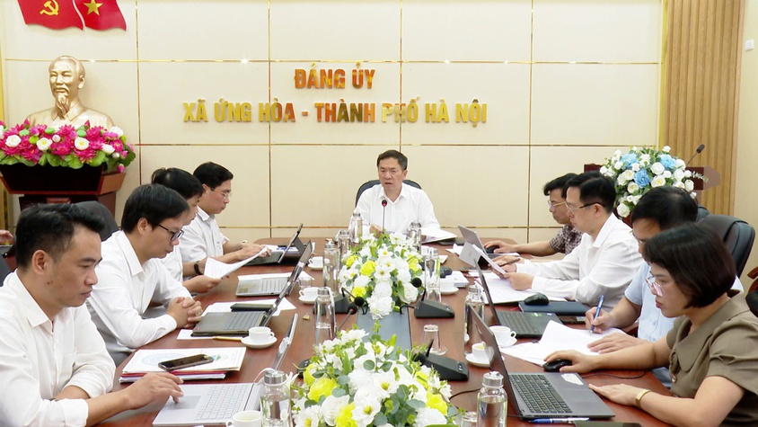 HỘI NGHỊ LẦN THỨ TƯ BAN CHẤP HÀNH ĐẢNG BỘ XÃ ỨNG HOÀ KHOÁ I, NHIỆM KỲ 2025 - 2030