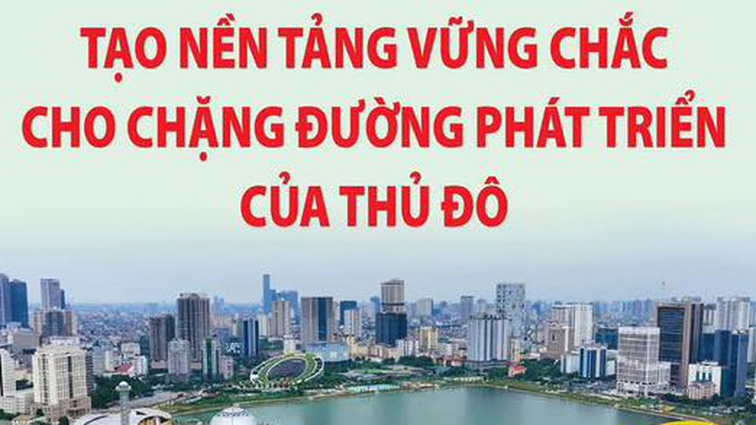 TẠO NỀN TẢNG VỮNG CHẮC CHO CHẶNG ĐƯỜNG PHÁT TRIỂN CỦA THỦ ĐÔ