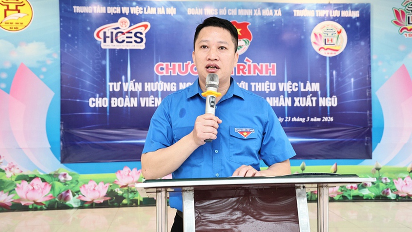 ĐOÀN THANH NIÊN XÃ HOÀ XÁ ĐỒNG HÀNH CÙNG THANH NIÊN TRONG CHƯƠNG TRÌNH TƯ VẤN HƯỚNG NGHIỆP NĂM 2026