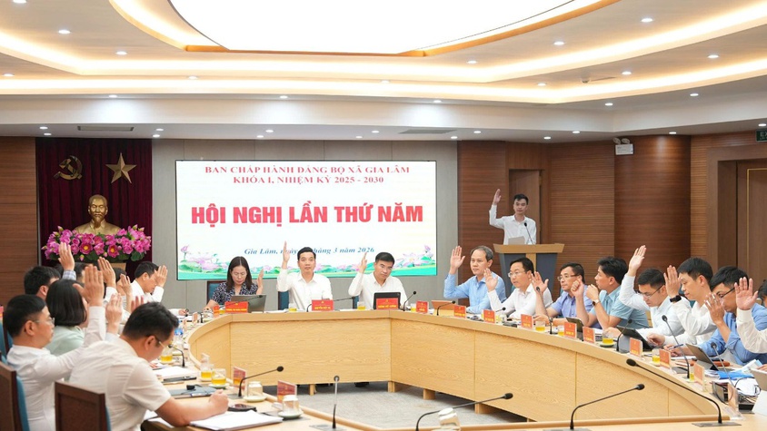 Hội nghị lần thứ năm Ban Chấp hành Đảng bộ xã Gia Lâm: Đánh giá kết quả quý I, triển khai nhiệm vụ quý II/2026