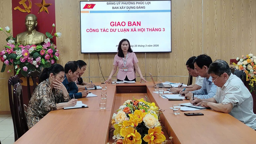 Giao ban Dư luận xã hội định kỳ tháng 3/2026