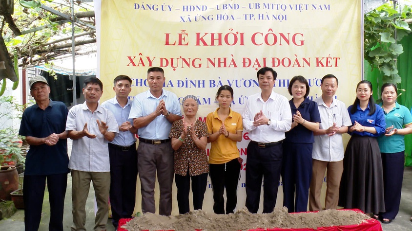 ỨNG HÒA KHỞI CÔNG 2 NHÀ 