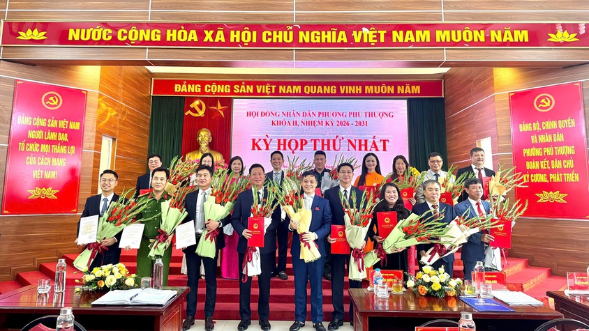 Kỳ họp thứ nhất HĐND phường Phú Thượng khóa II – Khẳng định quyết tâm, mở ra chặng đường phát triển mới