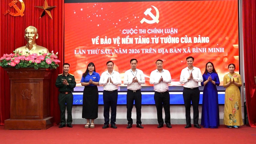 Phát động cuộc thi chính luận bảo vệ nền tảng tư tưởng của Đảng tại xã Bình Minh