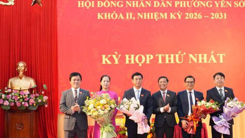 Phường Yên Sở tổ chức Kỳ họp thứ nhất, khóa II, nhiệm kỳ 2026–2031
