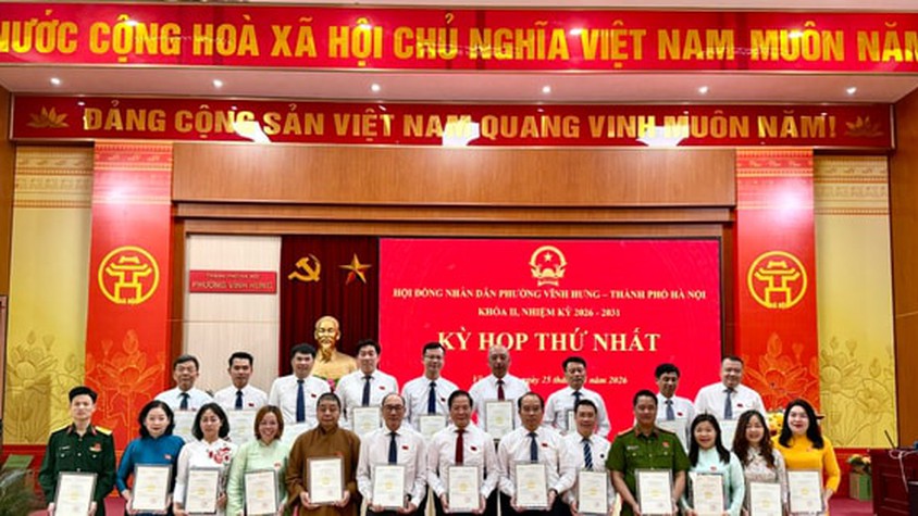 Đồng chí Nguyễn Đức Dũng giữ chức Chủ tịch HĐND phường Vĩnh Hưng