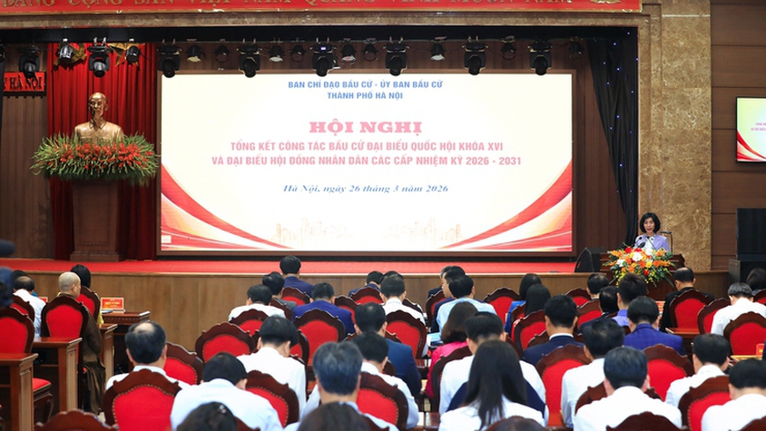 Sơn Tây nhận Bằng khen của UBND TP Hà Nội trong công tác bầu cử