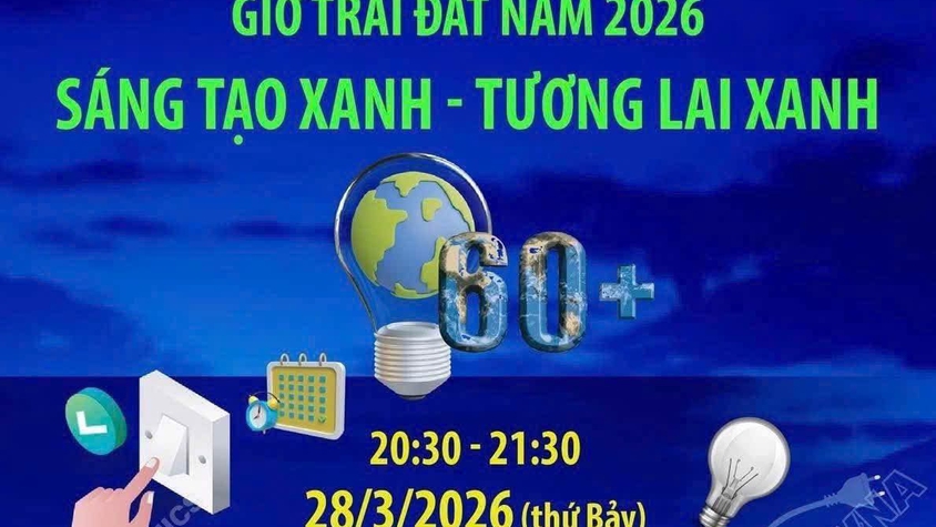 PHƯỜNG VĨNH TUY KÊU GỌI HƯỞNG ỨNG GIỜ TRÁI ĐẤT NĂM 2026