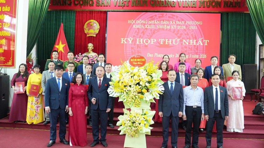 Kỳ họp thứ nhất HĐND xã Đan Phượng nhiệm kỳ 2026-2031 thành công tốt đẹp