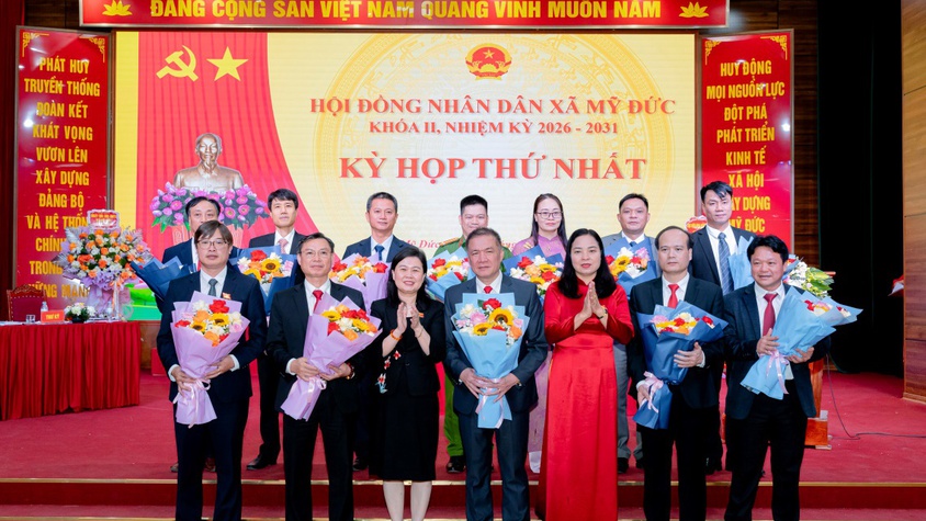 Kỳ họp thứ Nhất HĐND xã Mỹ Đức:  Kiện toàn nhân sự chủ chốt
