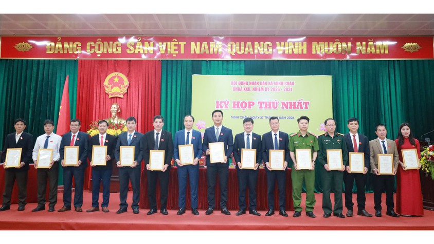 HĐND xã Minh Châu khóa XXII kiện toàn bộ máy, mở ra giai đoạn phát triển mới
