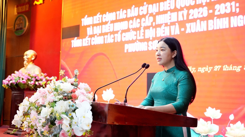 SƠN TÂY TỔNG KẾT CÔNG TÁC BẦU CỬ VÀ LỄ HỘI ĐỀN VÀ XUÂN BÍNH NGỌ 2026