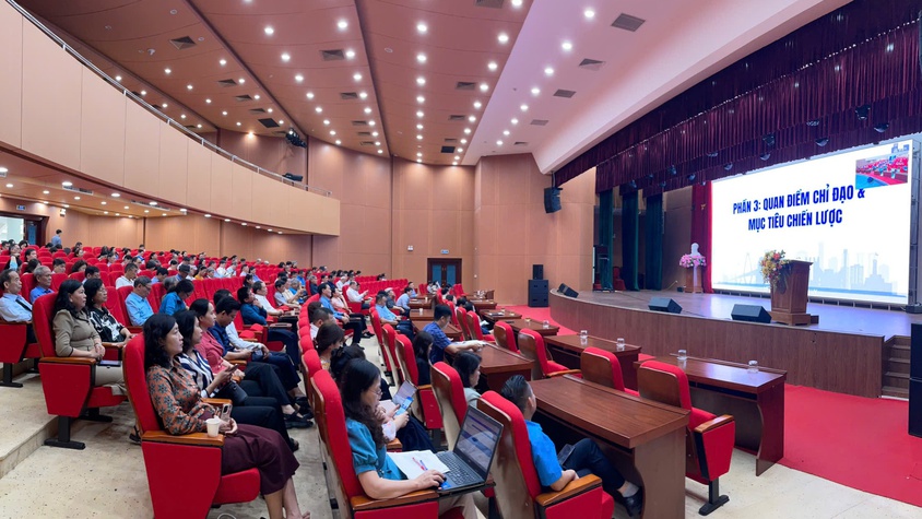  PHƯỜNG CẦU GIẤY TỔ CHỨC HỘI NGHỊ TIẾP SÓNG QUÁN TRIỆT NGHỊ QUYẾT 02-NQ/TW CỦA BỘ CHÍNH TRỊ