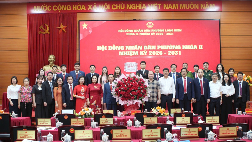Phường Long Biên tổ chức thành công kỳ họp thứ nhất Hội đồng nhân dân phường khóa II, nhiệm kỳ 2026 - 2031